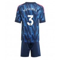 Dječji Nogometni Dres Arsenal Cristhian Mosquera #3 Gostujuci 2025-26 Kratak Rukav (+ Kratke hlače)